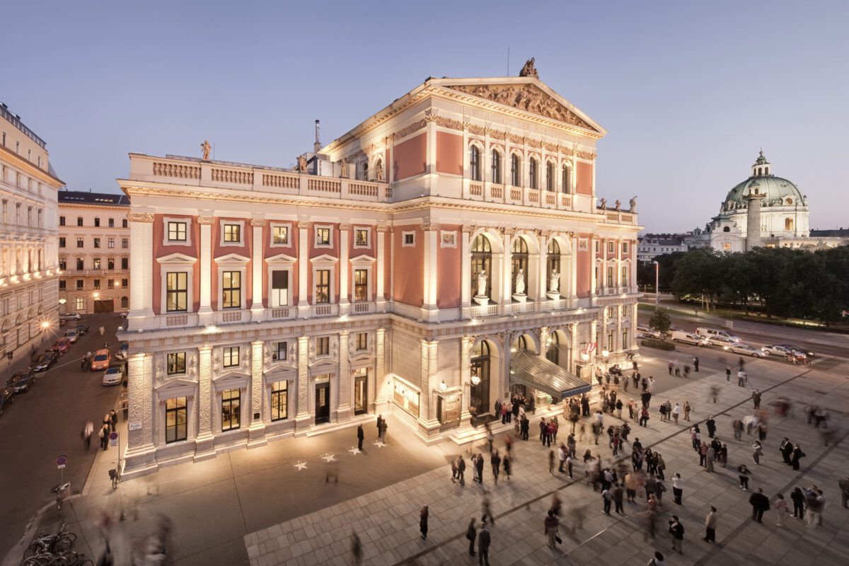 Aussenansicht des Musikverein Wien